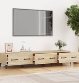 VidaXL Tv-meubel 150x34,5x30 cm bewerkt hout sonoma eikenkleurig