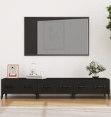 VidaXL Tv-meubel 150x34,5x30 cm bewerkt hout zwart