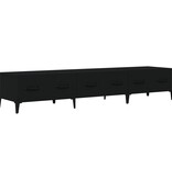 VidaXL Tv-meubel 150x34,5x30 cm bewerkt hout zwart