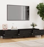 VidaXL Tv-meubel 150x34,5x30 cm bewerkt hout zwart