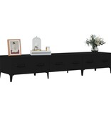 VidaXL Tv-meubel 150x34,5x30 cm bewerkt hout zwart