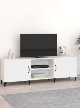 VidaXL Tv-meubel 150x30x50 cm bewerkt hout wit