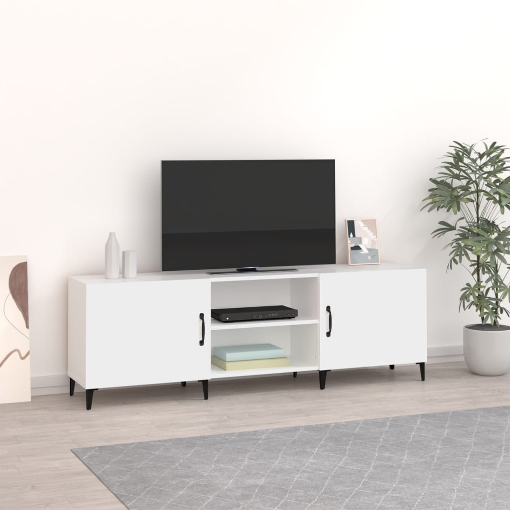 VidaXL Tv-meubel 150x30x50 cm bewerkt hout wit