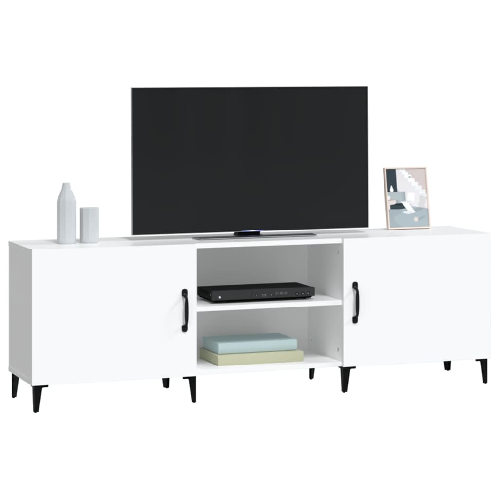 VidaXL Tv-meubel 150x30x50 cm bewerkt hout wit