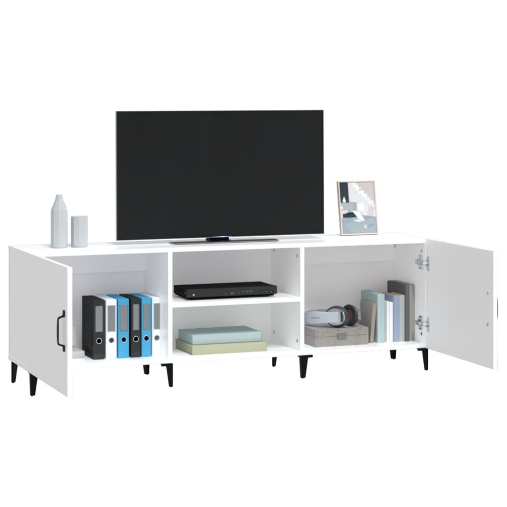 VidaXL Tv-meubel 150x30x50 cm bewerkt hout wit