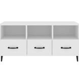VidaXL Tv-meubel 102x35x50 cm bewerkt hout wit