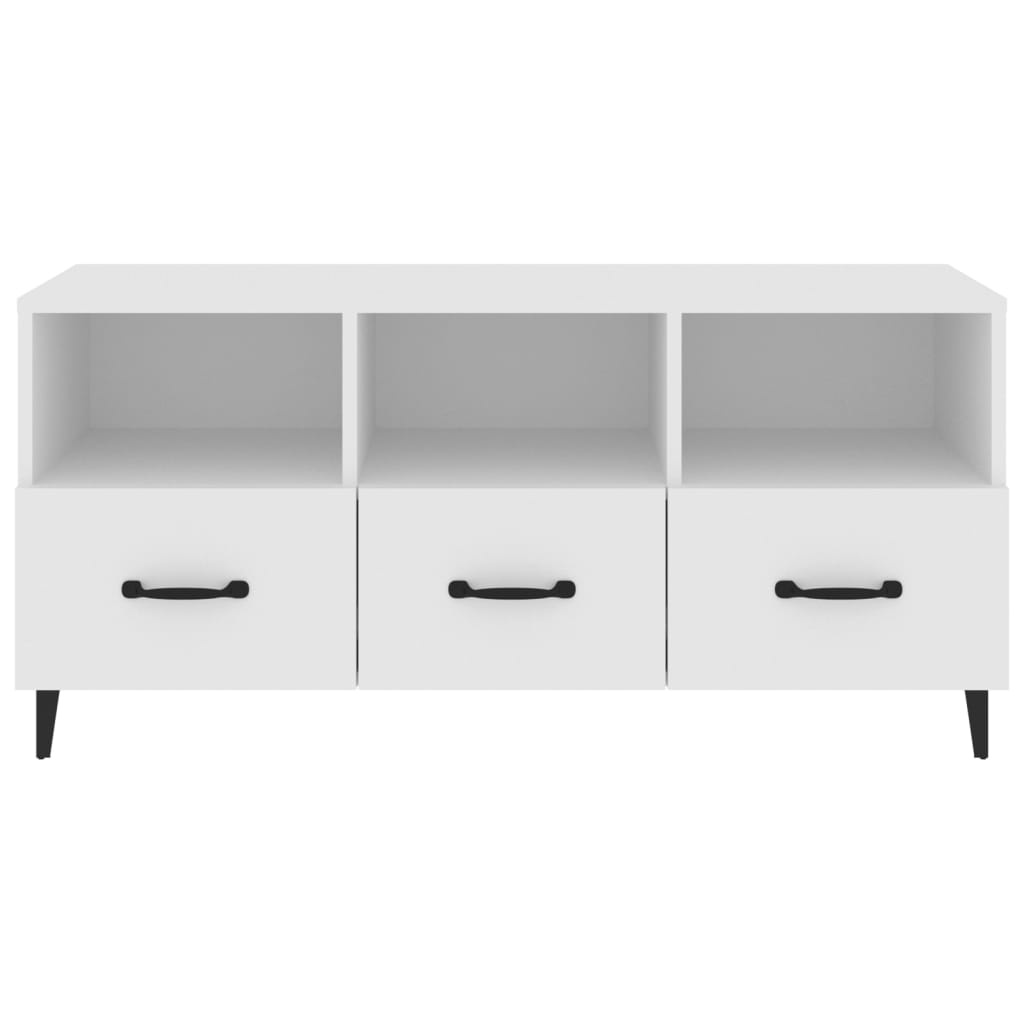 VidaXL Tv-meubel 102x35x50 cm bewerkt hout wit