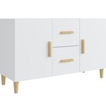 VidaXL Dressoir 100x36x60 cm bewerkt hout wit