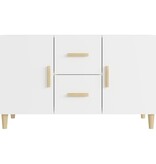 VidaXL Dressoir 100x36x60 cm bewerkt hout wit
