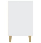 VidaXL Dressoir 100x36x60 cm bewerkt hout wit