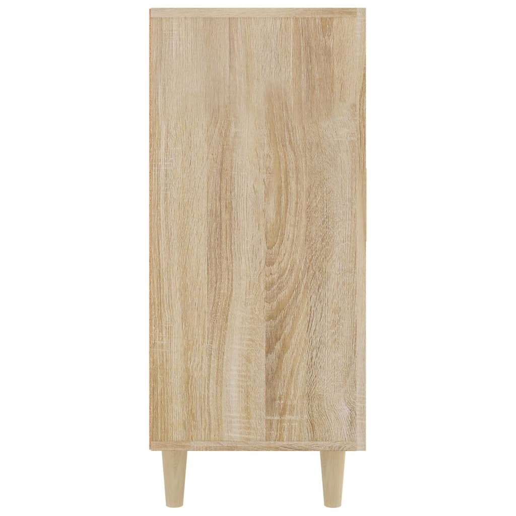 VidaXL Dressoir 90x34x80 cm bewerkt hout sonoma eikenkleurig