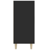VidaXL Dressoir 90x34x80 cm bewerkt hout zwart