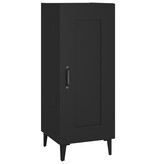 VidaXL Dressoir 34,5x34x90 cm bewerkt hout zwart