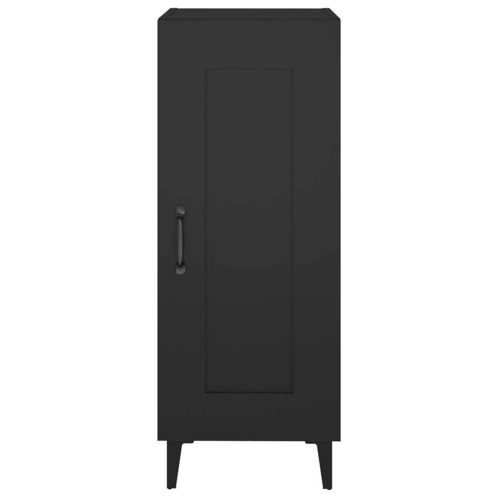 VidaXL Dressoir 34,5x34x90 cm bewerkt hout zwart