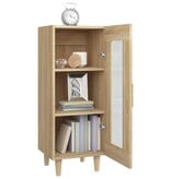 VidaXL Dressoir 34,5x34x90 cm bewerkt hout sonoma eiken