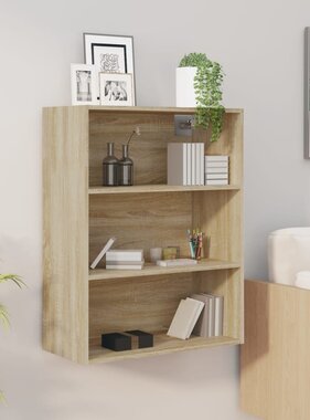 VidaXL Hangkast 69,5x32,5x90 cm sonoma eikenkleurig