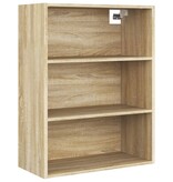 VidaXL Hangkast 69,5x32,5x90 cm sonoma eikenkleurig