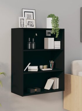 VidaXL Hangkast 69,5x32,5x90 cm zwart