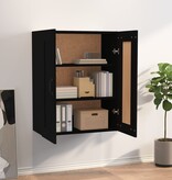 VidaXL Hangkast 69,5x32,5x90 cm zwart