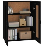 VidaXL Hangkast 69,5x32,5x90 cm zwart