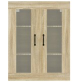 VidaXL Hangkast 69,5x34x90 cm sonoma eikenkleurig