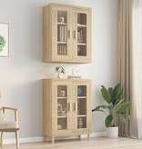 VidaXL Hangkast 69,5x34x90 cm sonoma eikenkleurig