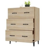 VidaXL Dressoir 69,5x34x90 cm bewerkt hout sonoma eikenkleurig