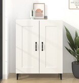 VidaXL Dressoir 69,5x34x90 cm bewerkt hout wit
