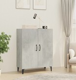 VidaXL Dressoir 70x34x90 cm bewerkt hout betongrijs