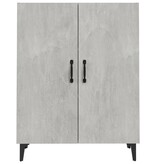 VidaXL Dressoir 70x34x90 cm bewerkt hout betongrijs
