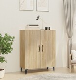 VidaXL Dressoir 70x34x90 cm bewerkt hout sonoma eikenkleurig