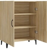 VidaXL Dressoir 70x34x90 cm bewerkt hout sonoma eikenkleurig