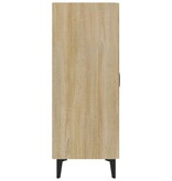 VidaXL Dressoir 70x34x90 cm bewerkt hout sonoma eikenkleurig