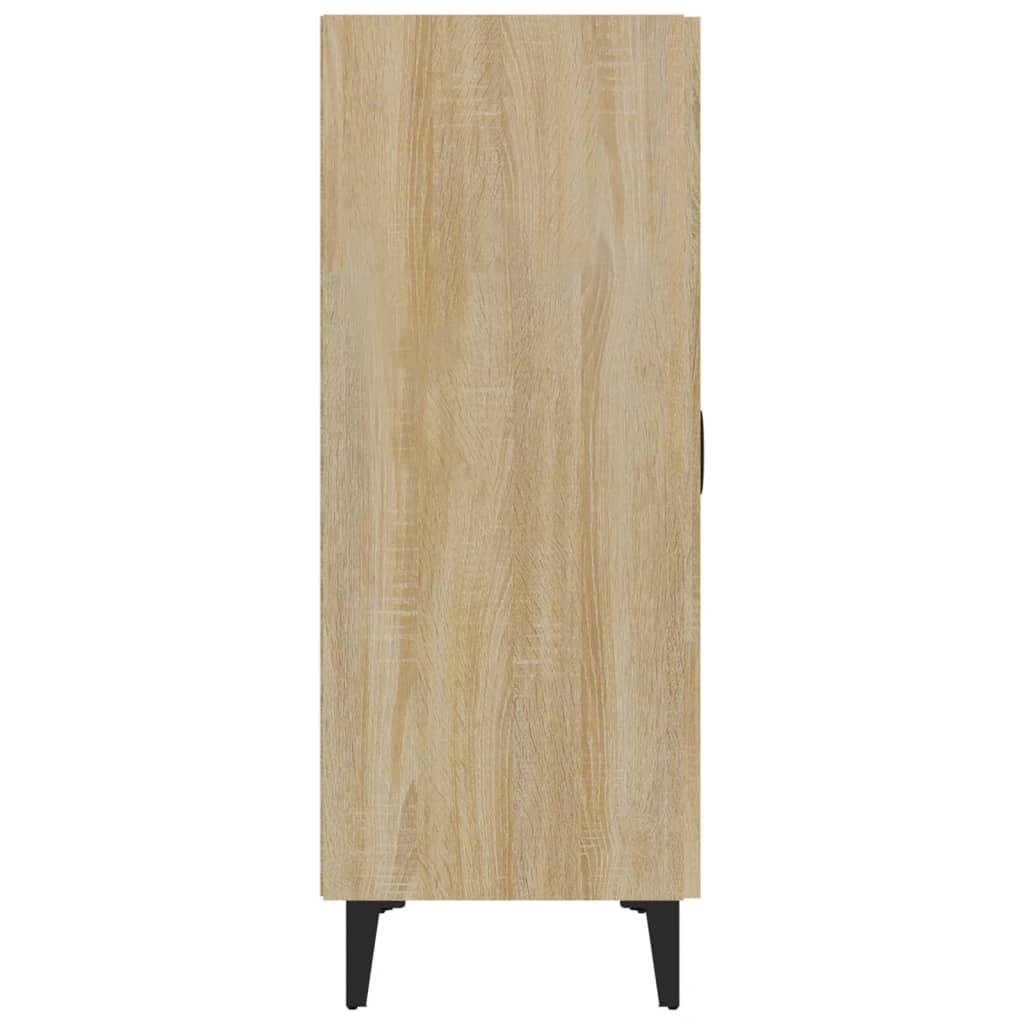 VidaXL Dressoir 70x34x90 cm bewerkt hout sonoma eikenkleurig