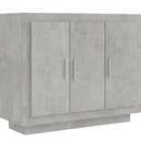 VidaXL Dressoir 92x35x75 cm bewerkt hout betongrijs