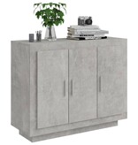 VidaXL Dressoir 92x35x75 cm bewerkt hout betongrijs