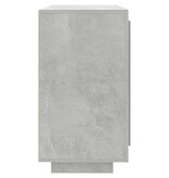 VidaXL Dressoir 80x40x75 cm bewerkt hout betongrijs