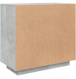 VidaXL Dressoir 80x40x75 cm bewerkt hout betongrijs