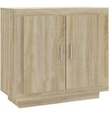 VidaXL Dressoir 80x40x75 cm bewerkt hout sonoma eikenkleurig