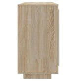 VidaXL Dressoir 80x40x75 cm bewerkt hout sonoma eikenkleurig