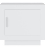 VidaXL Salontafel 51x50x45 cm bewerkt hout wit