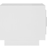 VidaXL Salontafel 51x50x45 cm bewerkt hout wit