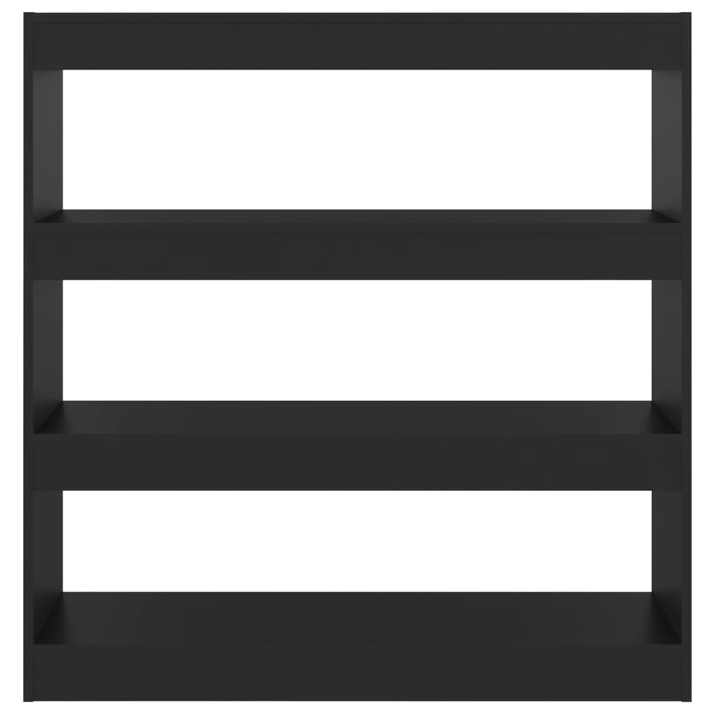 VidaXL Boekenkast/kamerscherm 100x30x103 cm zwart