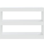 VidaXL Boekenkast/kamerscherm 100x30x72 cm wit
