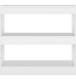 VidaXL Boekenkast/kamerscherm 80x30x72 cm wit