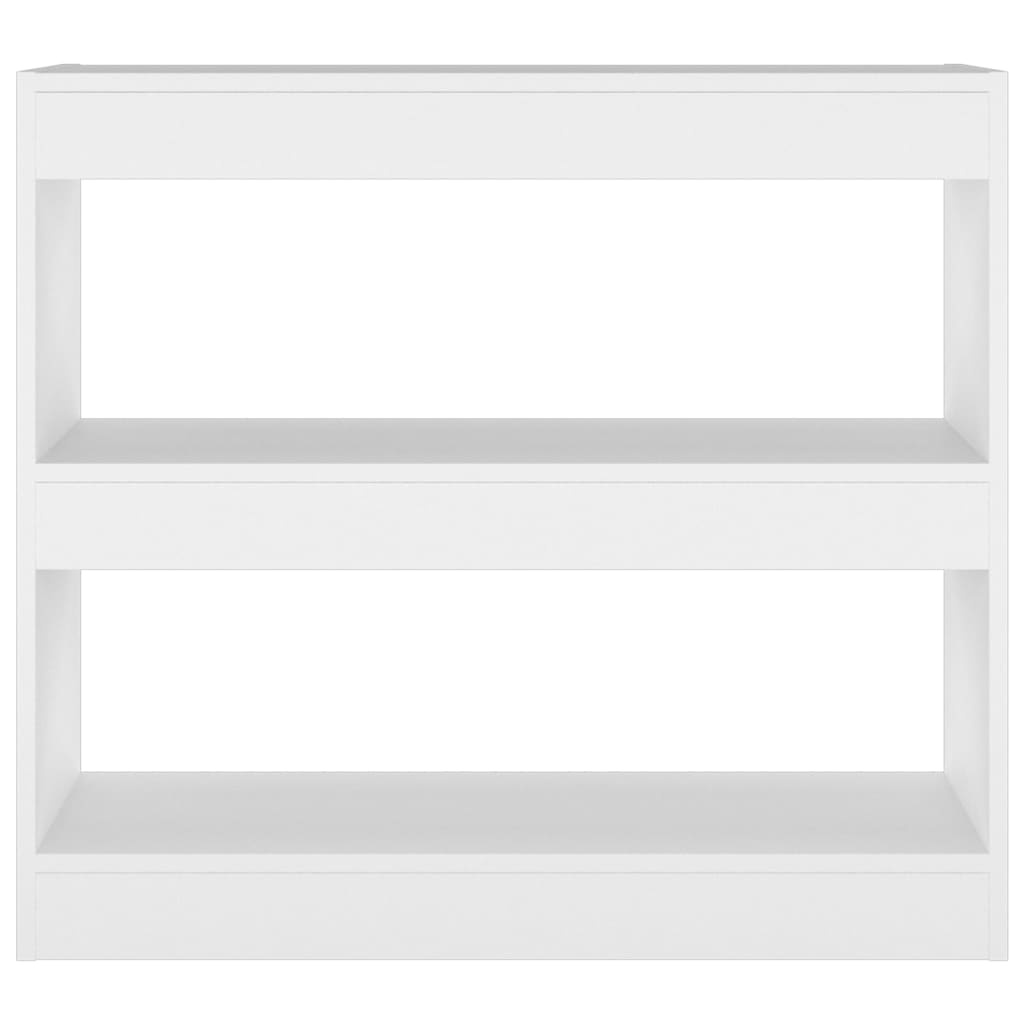 VidaXL Boekenkast/kamerscherm 80x30x72 cm wit