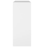 VidaXL Boekenkast/kamerscherm 80x30x72 cm wit