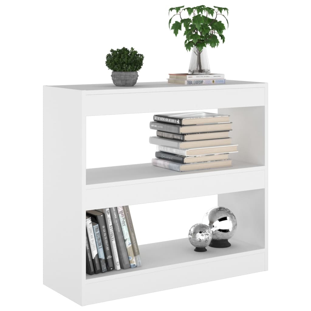 VidaXL Boekenkast/kamerscherm 80x30x72 cm wit