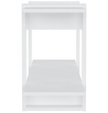 VidaXL Boekenkast 100x30x51 cm bewerkt hout wit