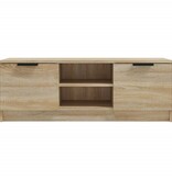 VidaXL Tv-meubel 102x35x36,5 cm bewerkt hout sonoma eikenkleurig